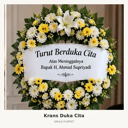 Krans Bunga Duka Matraman